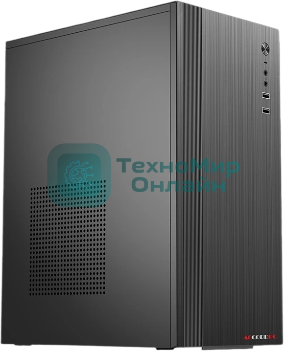 Корпус ACCORD ACC-M802, Mini-Tower, чёрный