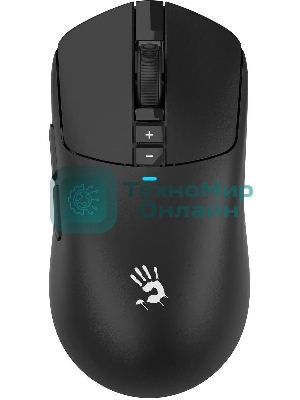 Мышь беспроводная/проводная A4Tech Bloody R72 Pro черный, 26000 dpi, радиоканал, USB/USB-C, кнопки - 7