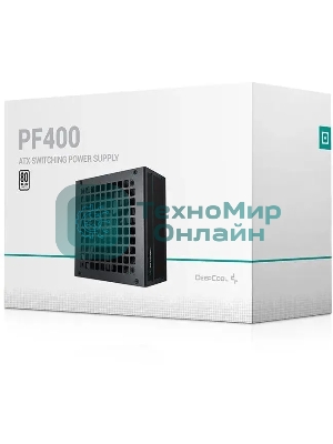 Блок питания Deepcool/GamerStorm PF400, 400Вт, 80 PLUS, 120мм, черный