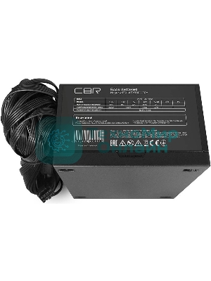 Блок Питания CBR PSU-ATX600-12GM, 600Вт, 80 PLUS Bronze, 120мм, черный