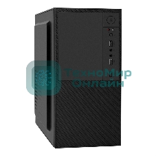 Компьютерный корпус Minitower ExeGate BAA-308-AAA450 (mATX, БП AAA450 с вент. 8см, 2хUSB, HD Audio, черный)