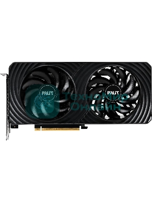 Видеокарта Palit GeForce RTX 5050 DUAL OC, NVIDIA RTX 5050, 8 ГБ GDDR6, 128 бит, PCI-e 5.0, 1xHDMI, 3xDP, 2647 МГц