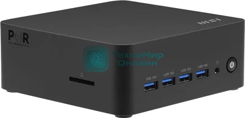 Мини ПК MSI Cubi Z AI 8M-027BRU Ryzen 7 8845HS (3.8) 780M CR без ОС WiFi BT 120W (936-B03231-029)