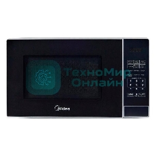 Микроволновая печь Midea EG720CR1-S черный, 20 л, 700 Вт, переключатели - сенсор