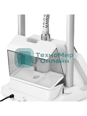 Отпариватель Kitfort КТ-9122 белый/серый, 1800 Вт, 35 г/мин, 2400 мл