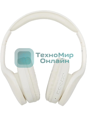 Беспроводные/проводные наушники Hyundai H-HP104 белый, накладные, Bluetooth + проводной, до 6 ч