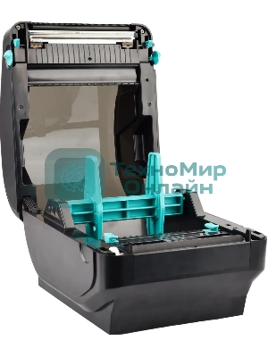 Принтер наклеек G&G GG-D410 стационарный, прямая термопечать, 203 dpi, 152 мм/сек, USB черный