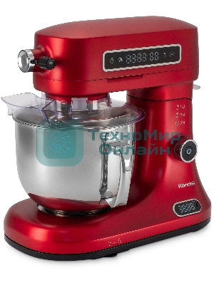 Кухонная машина Rondell RDE-KM900 планетар.вращ. 1900Вт красное вино
