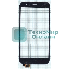 Сенсорное стекло (тачскрин) для Huawei G7 Plus, черное