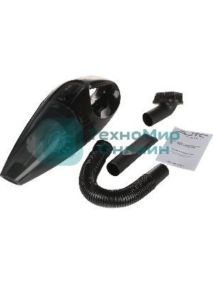 Пылесос автомобильный QUMO VaccoPM 3B черный, 85/100 Вт, уборка сухая, пылесборник контейнер 0.4 л