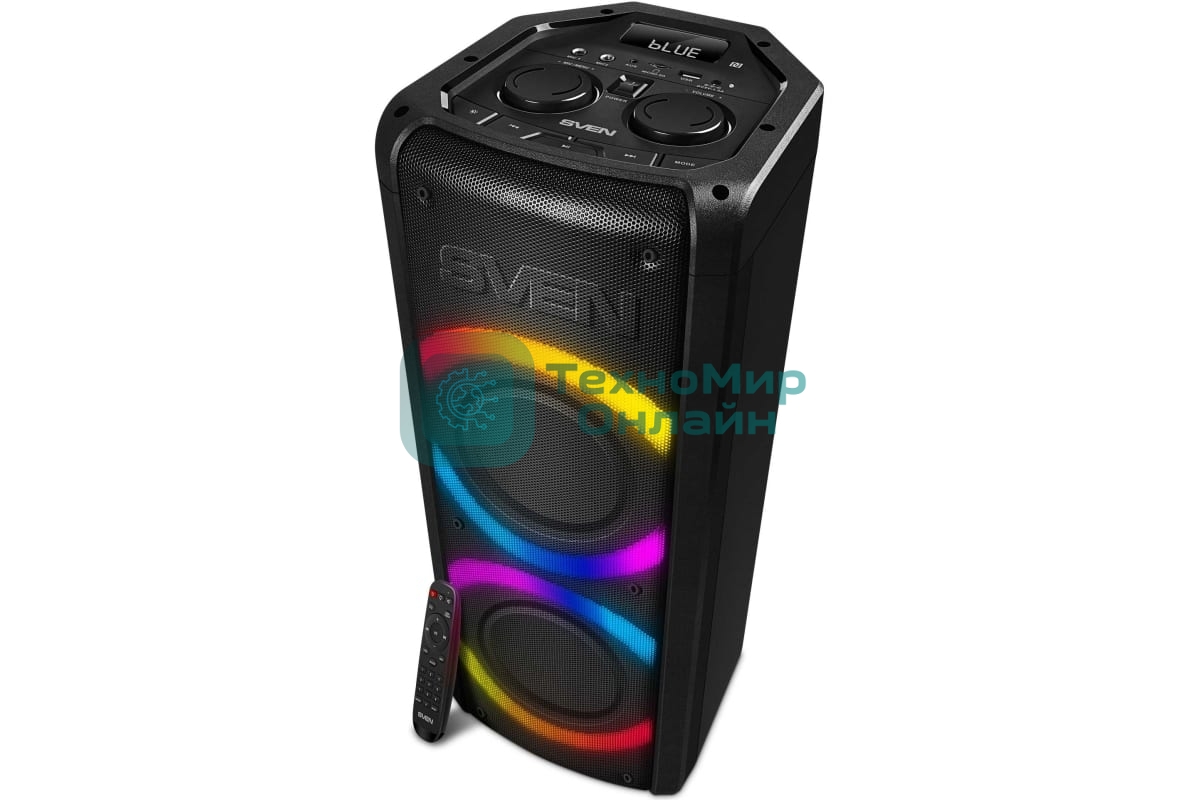 Портативная акустика SVEN АС PS-710 черный 100 Вт Bluetooth