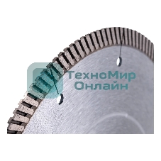 Диск алмазный Gross 73034 ф230x22,2 мм, турбо с лазерной перфорацией, сухое резание