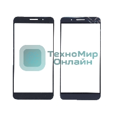 Стекло для Huawei ShotX/Honor 7i синее