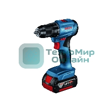 Дрель-шуруповерт Bosch GSR 185-LI, 18 В, 4 Ач, 50 Нм, бесщеточный