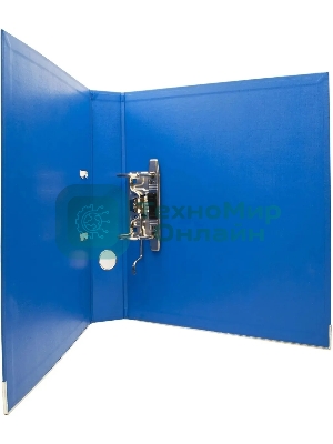 Папка-регистратор Silwerhof 2022105 A4 50мм, двусторонний ПВХ, синий, металлическая окантовка, сборная (упаковка: 2шт)