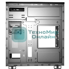 Компьютерный корпус ACD Coffre 102N mATX, черный, 80мм rear FAN, w/o PSU