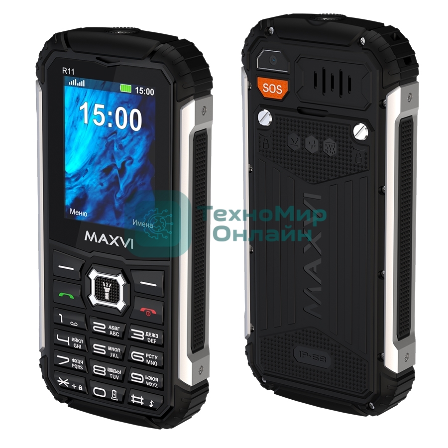 Мобильный телефон MAXVI R11 черный
