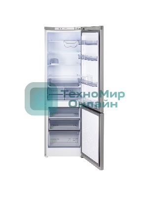 Холодильник Бирюса M6130 металлик двухкамерный 245/100л морозилка снизу