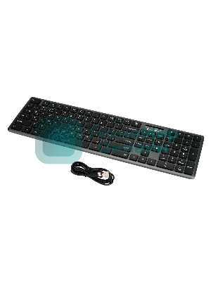 Клавиатура Gembird KBW-8460 беспроводная, Bluetooth, радиоканал, чёрный