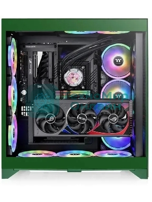 Компьютерный корпус Thermaltake CTE E660MX зеленый без БП E-ATX 13x120мм 11x140мм 2xUSB 3.0 audio bott PSU