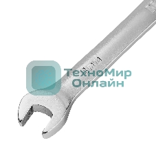 Ключ комбинированный трещоточный Denzel 8 мм, CrV, матовый хром