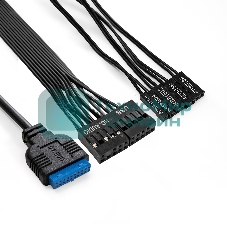 Компьютерный корпус Minitower ExeGate BAA-113-UNS450 (mATX, БП UNS450 с вент. 12см, 2*USB, аудио, черный)