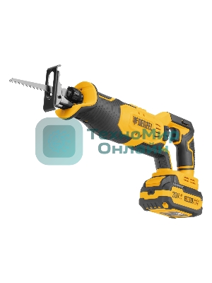 Пила сабельная Denzel RS-180 аккумуляторная Li-Ion, 20 В