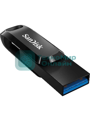 Флешка USB Sandisk DDC3 (SDDDC3-032G-G46), 32Gb, USB 3.0/USB Type-C, R/W 150/30, черный