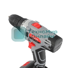 Дрель-шуруповерт аккумуляторная ПОБЕДА ДА-12/1Ли, 12В, 32 нм, быстрая зарядка, 1 батарея, цветная коробка
