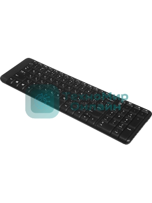 Комплект клавиатура+мышь Logitech MK220 беспроводной, USB, 1000 DPI, чёрный