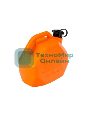 Канистра для ГСМ Stels пластиковая, со скошенными углами, 5 литров