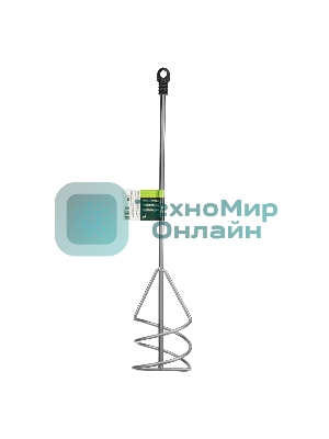 Миксер Сибртех для строительных смесей, 100х9х450 мм, шестигранный хвостовик