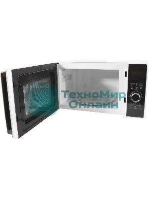 Микроволновая печь Pioneer MW356S белый, 23 л, 800 Вт, переключатели - сенсор, поворотный механизм