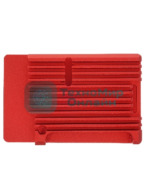 Корпус Qumo Aluminum case without fan, Raspberry Pi 4, red(RS004)