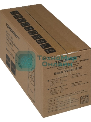 Источник бесперебойного питания Ippon Back Verso 800 черный