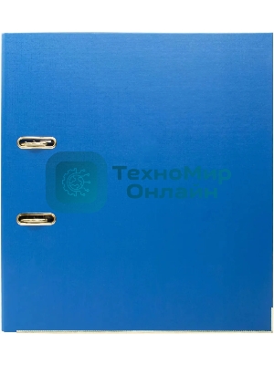 Папка-регистратор Silwerhof 2022105 A4 50мм, двусторонний ПВХ, синий, металлическая окантовка, сборная (упаковка: 2шт)
