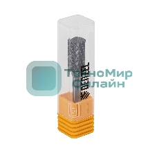 Борфреза по металлу Denzel твердосплавная, цилиндрическая, тип-А, 10 мм