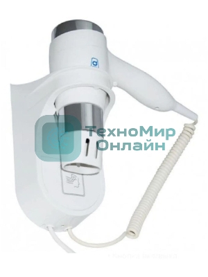 Фен G-Teq 8719S белый/серебристый, 1200 Вт