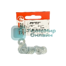 Шайба кузовная M6 цинк. DIN 9021 (уп.20шт) пакет Tech-Krep 103037