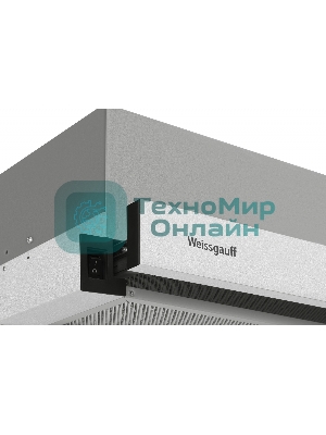 Вытяжка встраиваемая Weissgauff TEL 06 2M IX серебристый, 60 см, 800 куб. м/ч, 49 дБ