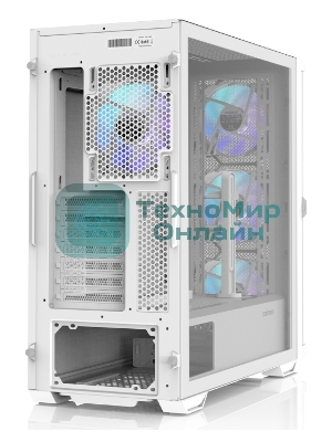 Компьютерный корпус MidiTower Zalman Z10 DUO White (без блока питания) (Zalman Z10 DUO White)