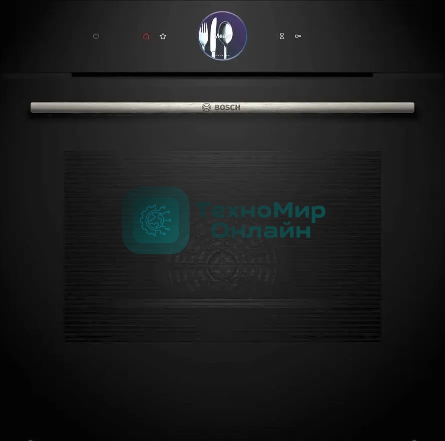 Встраиваемый духовой шкаф электрический Bosch HBG7764B1 черный