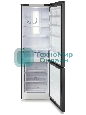 Холодильник Бирюса Б-W960NF графит двухкамерный 240/100л морозилка снизу, No Frost