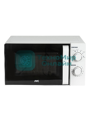 Микроволновая печь JVC JK-MW120M белый, 20 л, 700 Вт, переключатели - поворотный механизм