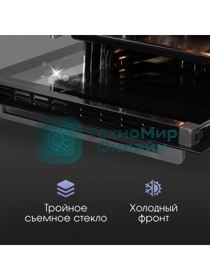 Духовой шкаф электрический Zigmund & Shtain E 168 B черный