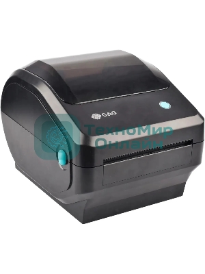 Принтер наклеек G&G GG-D410 стационарный, прямая термопечать, 203 dpi, 152 мм/сек, USB черный