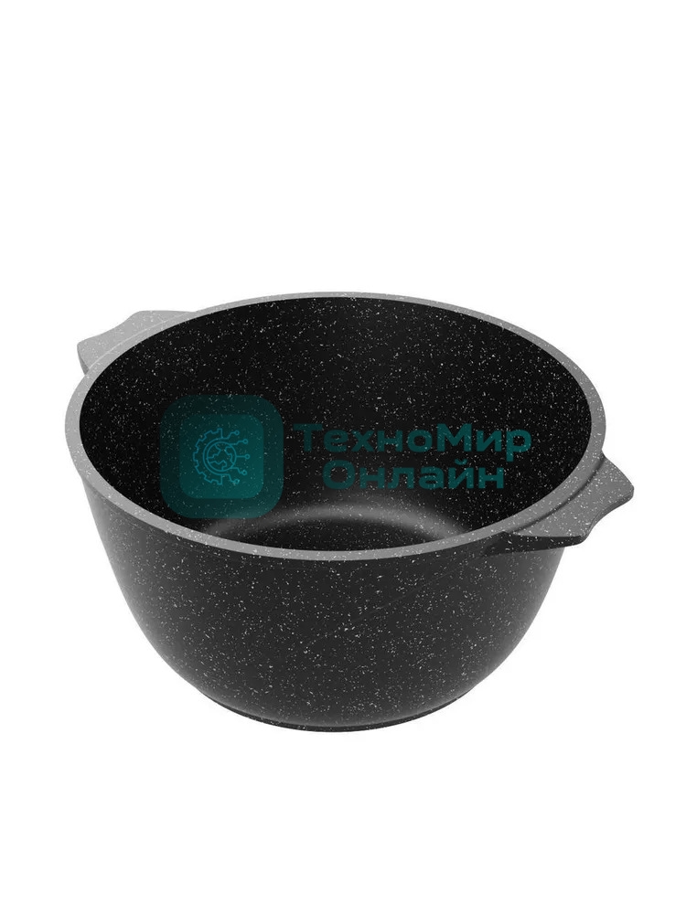 Кастрюля Гранит черный 3 л, АП 43802