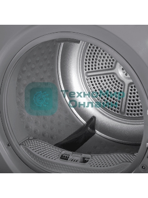 Сушильная машина Maunfeld MFDM168SL02 нержавеющая сталь, 8 кг, сушка - тепловой насос, программ - 16, 59.5 x 84.5 x 61 см