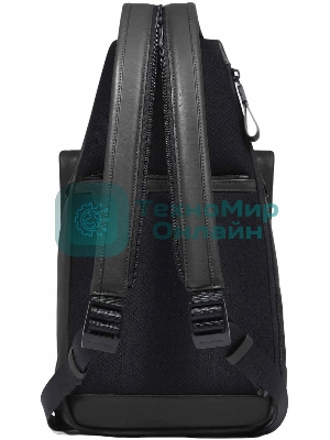 Рюкзак слинг Piquadro Harper CA6784AP/N черный кожа