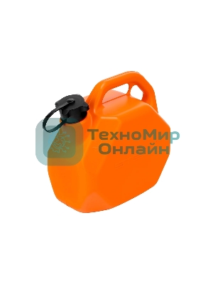 Канистра для ГСМ Stels пластиковая, со скошенными углами, 5 литров